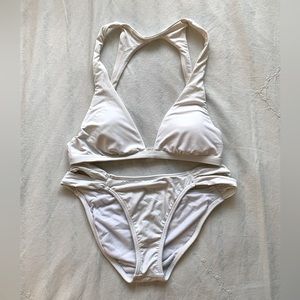 White O’Neill Bikini Set — S